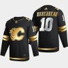 jonathan huberdeau flames black golden edition authentic jersey