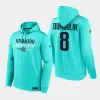 kraken brian dumoulin blue authentic pro pullover hoodie