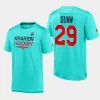 kraken vince dunn light blue 2024 nhl winter classic authentic pro tech t shirt