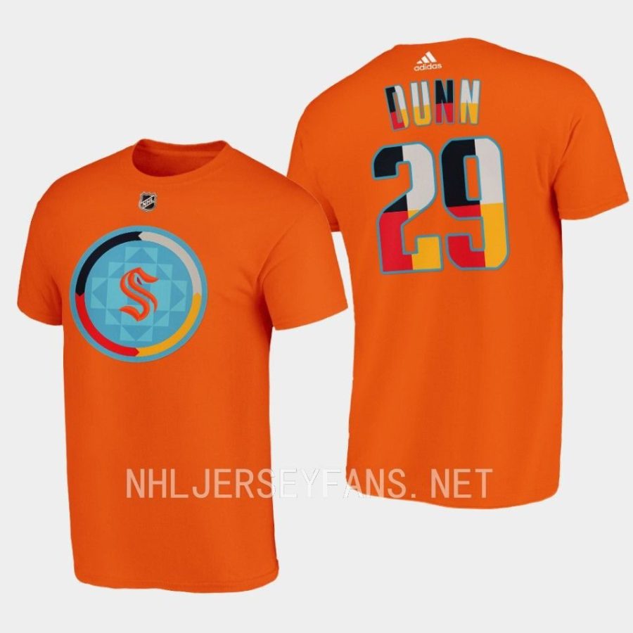 kraken vince dunn orange indigenous people night special tee