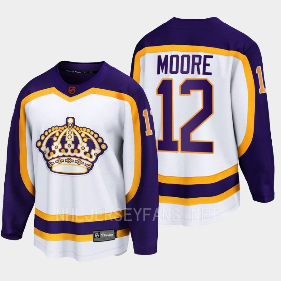 los angeles kings trevor moore special edition 2.0 2022 breakaway retro jersey white