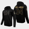 maple leafs auston matthews black gold pullover hoodie