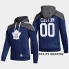 maple leafs custom blue stylish aeroready pullover hoodie