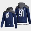 maple leafs john tavares blue stylish aeroready pullover hoodie