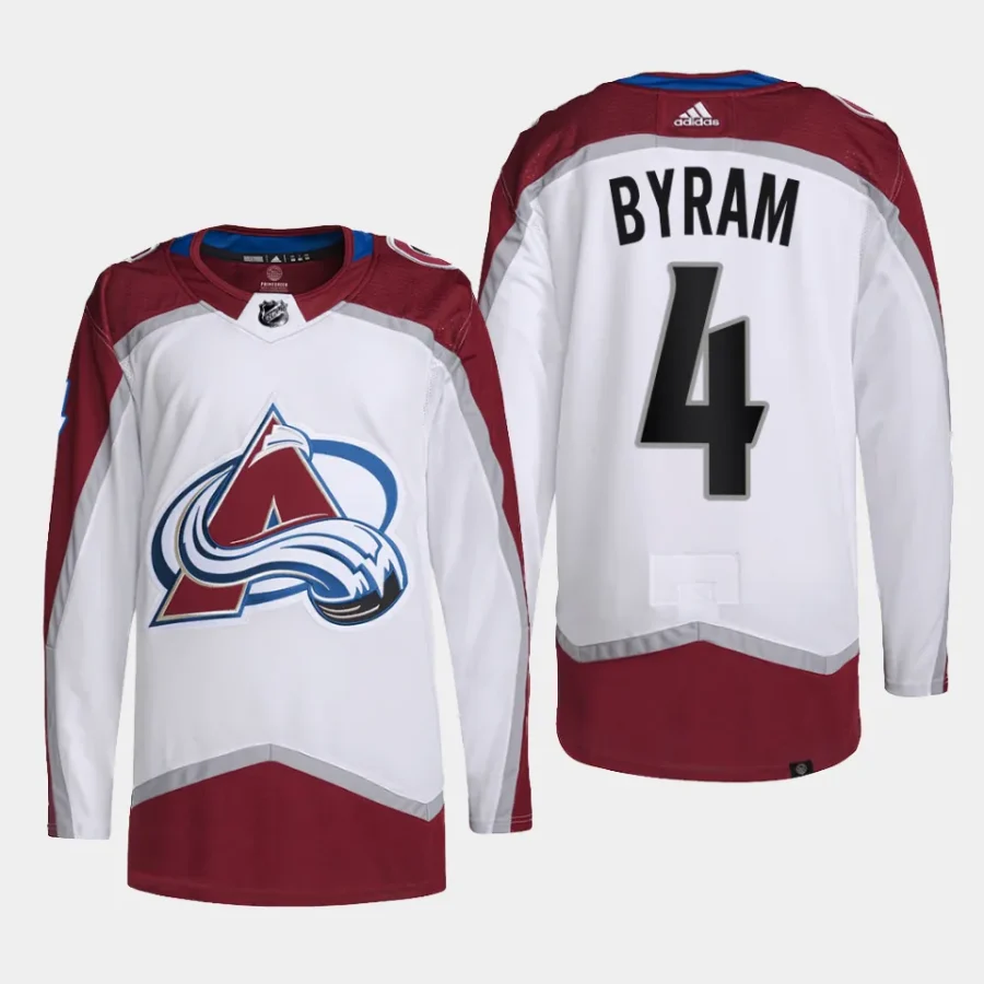 men avalanche bowen byram primegreen away authentic pro white jersey