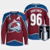 men avalanche mikko rantanen authentic pro 2022 stanley cup playoffs burgundy jersey