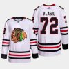 men blackhawks alex vlasic 2022 23 away primegreen authentic white jersey