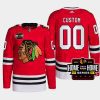 men blackhawks custom 2022 primegreen milwaukee home away from home red jersey