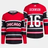 men blackhawks jason dickinson 2022 authentic primegreen reverse retro 2.0 red jersey