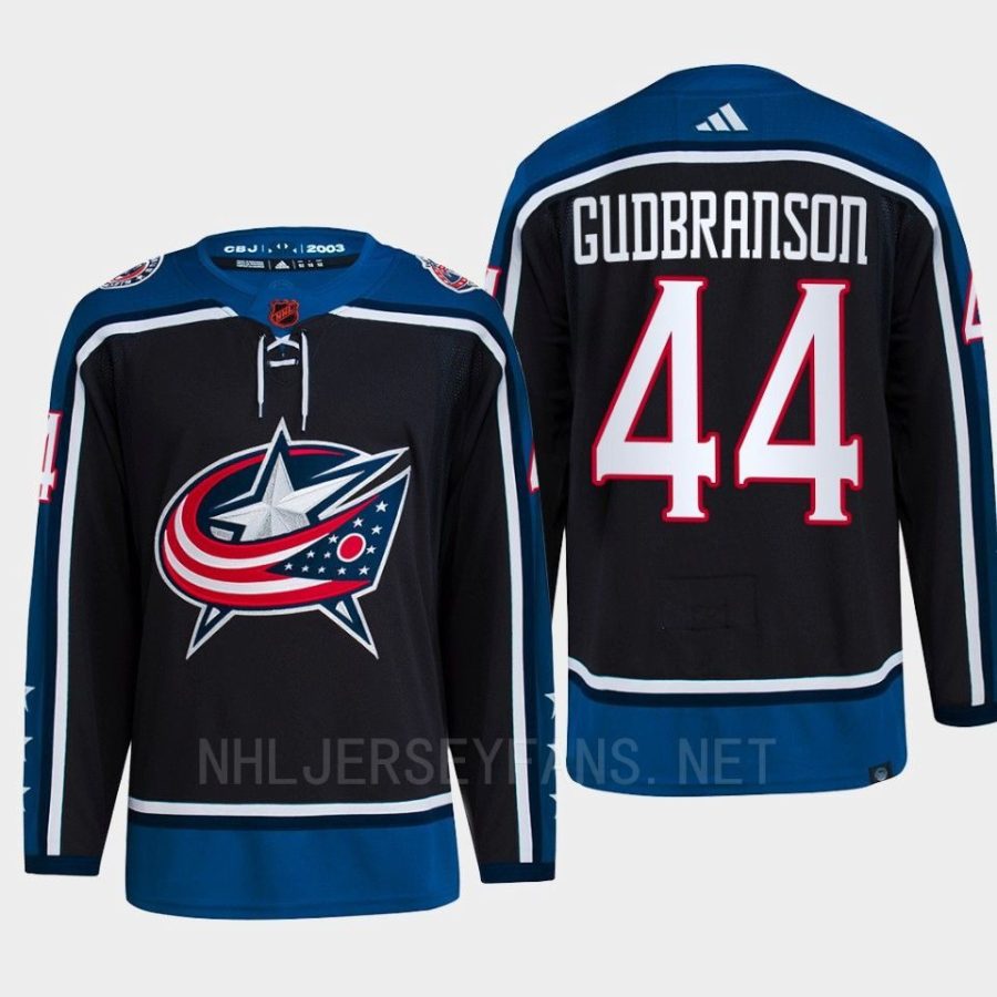 men blue jackets erik gudbranson 2022 authentic primegreen reverse retro 2.0 navy jersey