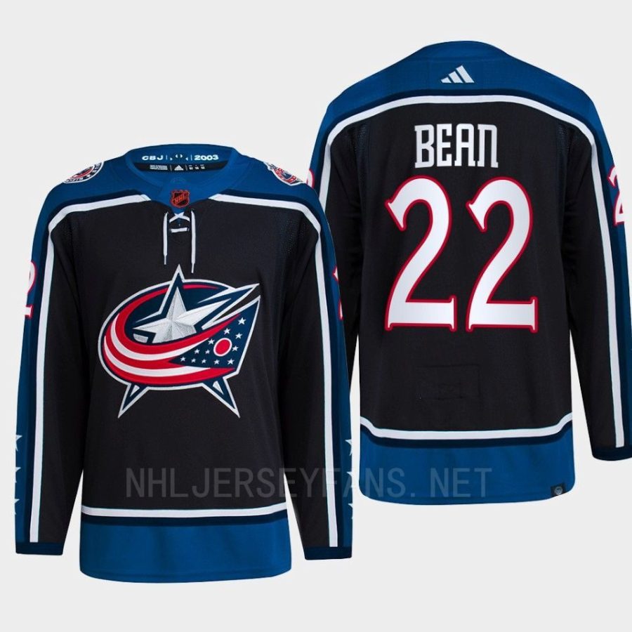 men blue jackets jake bean 2022 authentic primegreen reverse retro 2.0 navy jersey