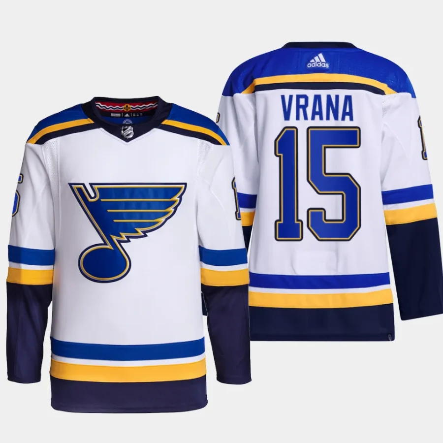 men blues jakub vrana primegreen away authentic pro white jersey