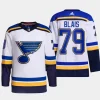 men blues sammy blais primegreen away authentic pro white jersey