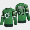 men bruins brad marchand warm up st patricks day 2022 green jersey