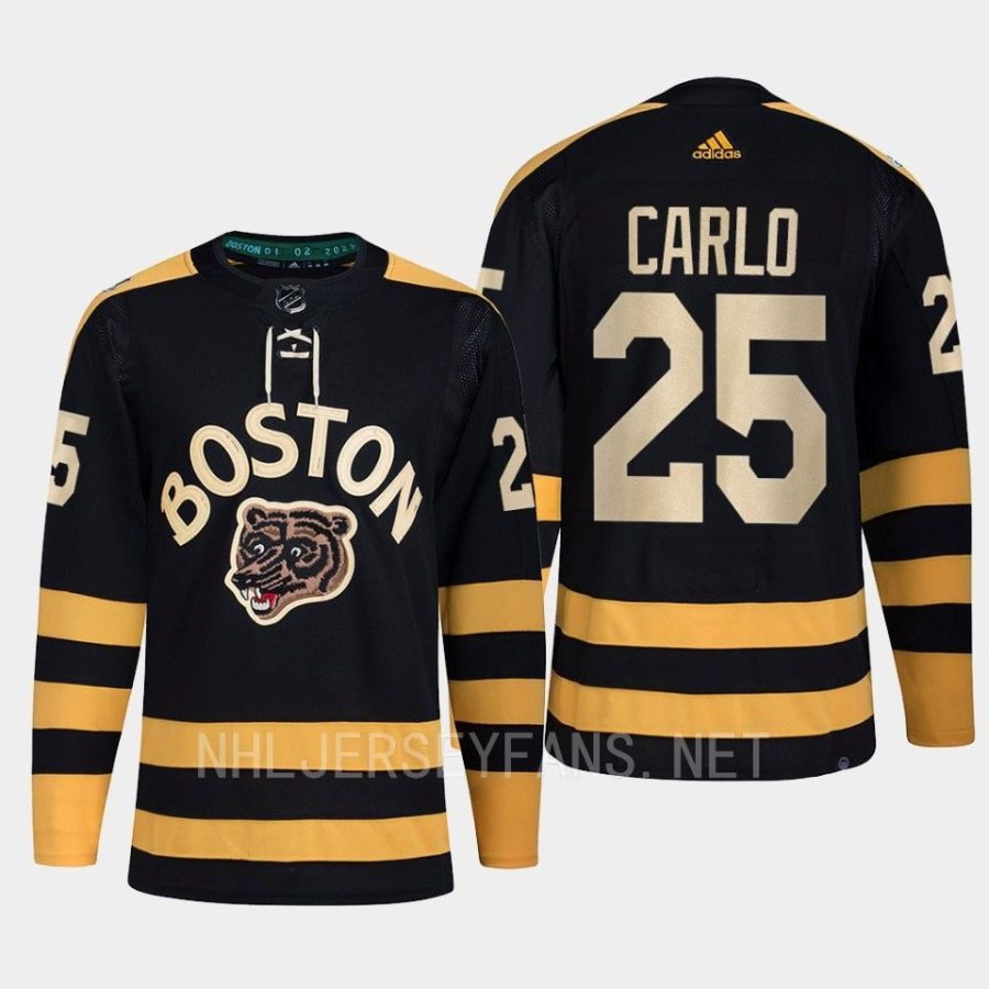 men bruins brandon carlo primegreen 2023 winter classic black jersey