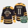 men bruins trent frederic authentic 2023 winter classic black jersey