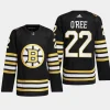 men bruins willie oree 2023 24 primegreen 100th anniversary authentic player black jersey