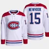 men canadiens alex newhook authentic pro away primegreen white jersey