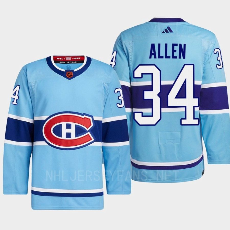 men canadiens jake allen 2022 authentic primegreen reverse retro 2.0 blue jersey