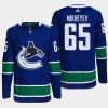 men canucks ilya mikheyev 2022 home primegreen authentic blue jersey