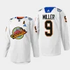 men canucks j.t. miller 2023 pre game sweater christmas night white jersey