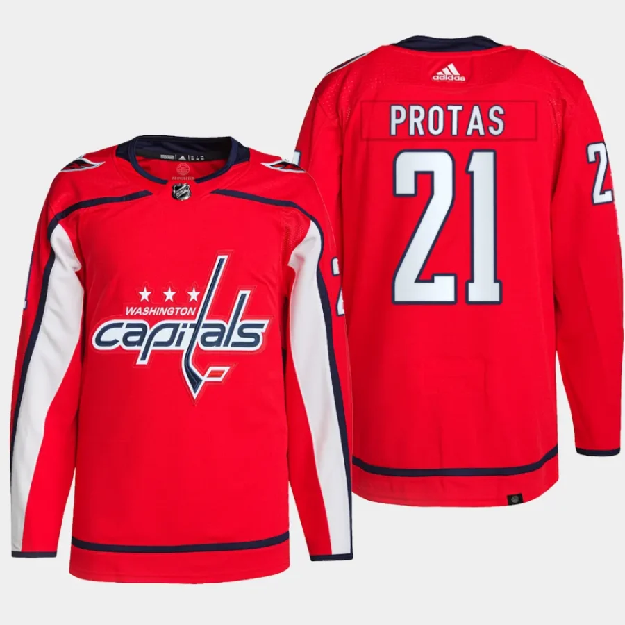 men capitals aliaksei protas primegreen home authentic pro red jersey