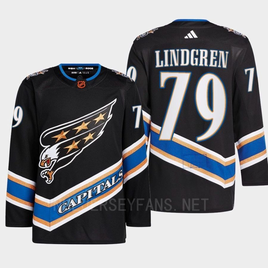 men capitals charlie lindgren 2022 authentic primegreen reverse retro 2.0 black jersey