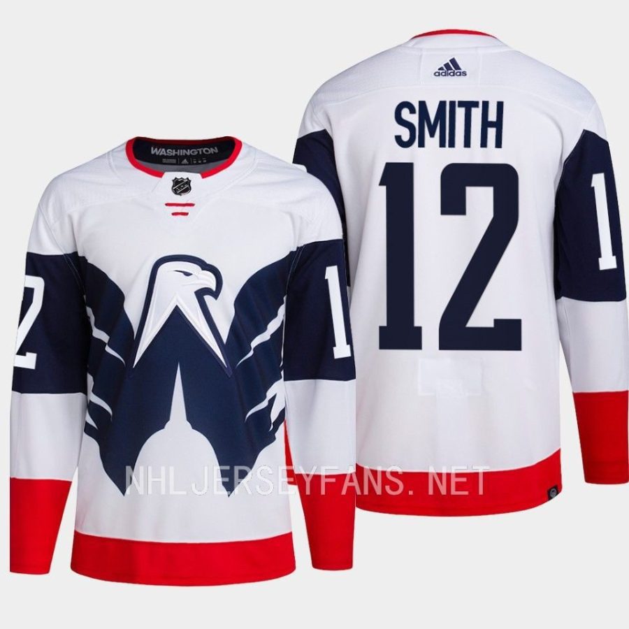 men capitals craig smith authentic pro 2023 nhl stadium series white jersey