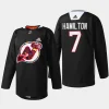 men devils dougie hamilton specialty 2024 black history celebration black jersey