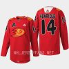 men ducks adam henrique rabbit warmup 2023 lunar new year red jersey