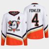 men ducks cam fowler 2022 authentic primegreen reverse retro 2.0 white jersey