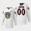 men ducks custom 2022 warmup dia de muertos night white jersey