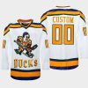 men ducks custom ice hockey the mighty ducks white jersey