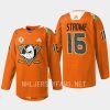 men ducks ryan strome 2023 warmup orangewood orange jersey