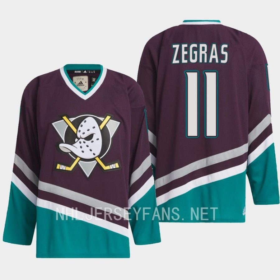 men ducks trevor zegras 1993 hockey team classics black jersey