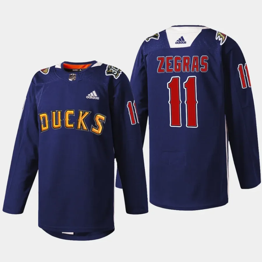 men ducks trevor zegras special 2024 angels night navy jersey