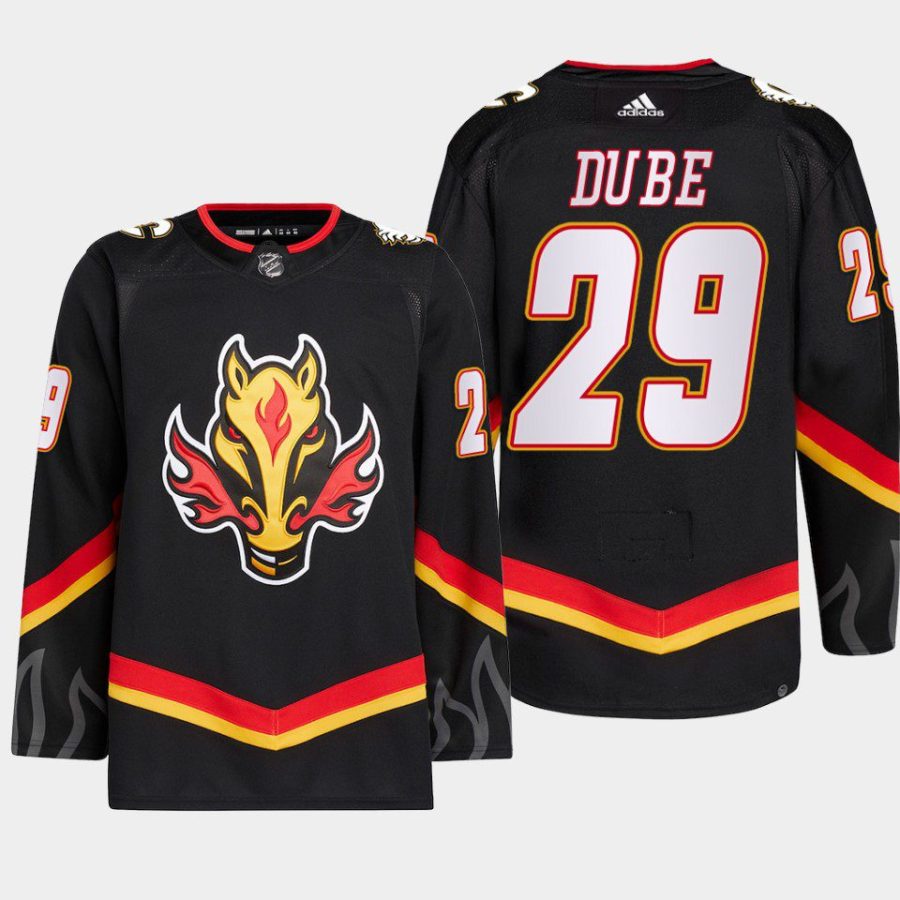 men flames dillon dube 2022 23 primegreen blasty alternate black jersey