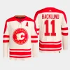 men flames mikael backlund primegreen 2023 nhl heritage classic authentic player cream jersey