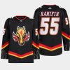 men flames noah hanifin 2022 23 primegreen blasty alternate black jersey