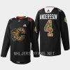 men flames rasmus andersson jarome iginla black history month 2023 black jersey