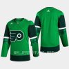 men flyers 2023 st. patricks day primegreen authentic jersey green