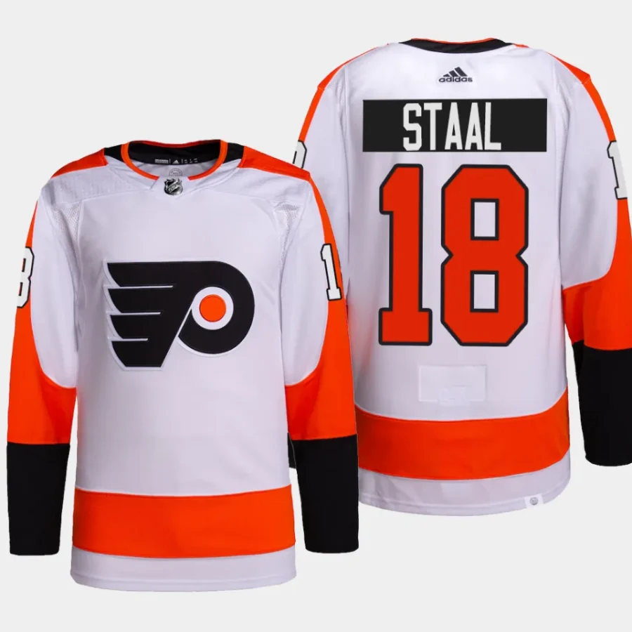 men flyers marc staal authentic pro away primegreen white jersey