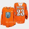 men golden knights alec martinez 2022 warmups hispanic heritage night orange jersey