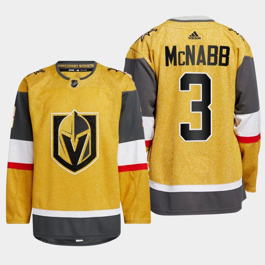 men golden knights brayden mcnabb 2022 23 authentic home gold jersey