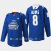 men hurricanes brent burns throwback north carolina night 2022 blue jersey