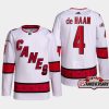 men hurricanes calvin de haan 2022 23 away authentic white jersey