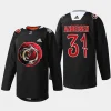 men hurricanes frederik andersen limited edition 2024 black excellence black jersey