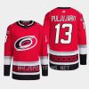 men hurricanes jesse puljujarvi authentic pro 25th anniversary red jersey