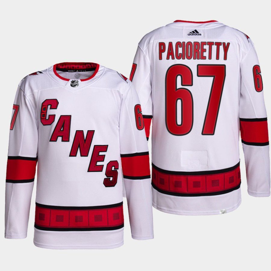 men hurricanes max pacioretty 2022 away primegreen authentic white jersey