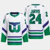 men hurricanes seth jarvis primegreen whalers white jersey